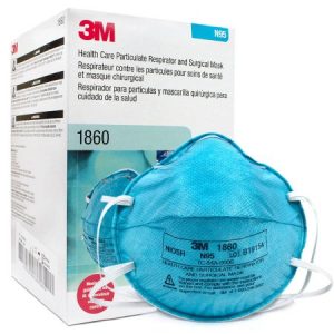 1860 a 300x300 - Mask, N95 Fluid Resistant Particulate Respirator, Cone Molded (Box of 20)