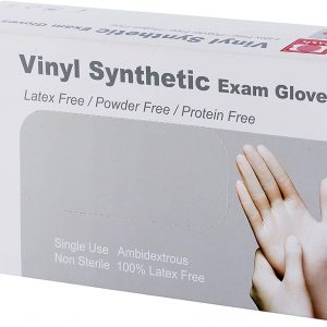 VGPF3003 Box 300x300 - Gloves, Vinyl, Powder Free, Latex Free, Large, 100/Box (VGPF3003)